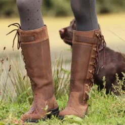 Harry Hall Overstone II Waterproof Country Boot Brown -Saddle Store lifestyle overstone ii 4