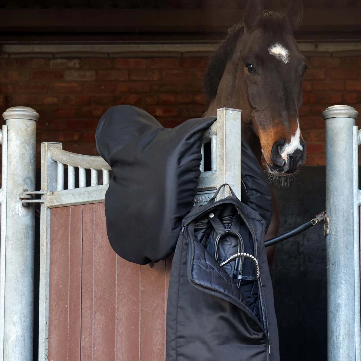 Cottage Craft Saddle Cover Black 6 Cottage Craft Saddle Cover Black - Image 6