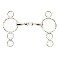 Lorina Continental 3 Ring French Link Snaffle