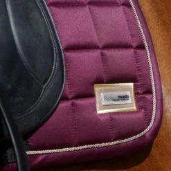 Protechmasta LUX Dressage Saddlecloth Dark Purple 6 Protechmasta LUX Dressage Saddlecloth Dark Purple -Saddle Store lux dressage saddlecloth dp.1