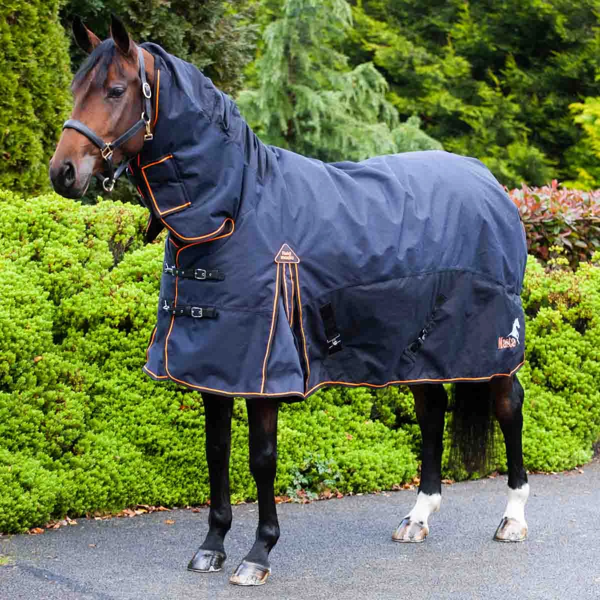 Fieldmasta 350g Heavyweight Combo Turnout Rug Black 2 Fieldmasta 350g Heavyweight Combo Turnout Rug Black - Image 2