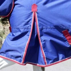 Ventomasta 200g Mediumweight Combo Neck Turnout Rug Navy Blue 6 Ventomasta 200g Mediumweight Combo Neck Turnout Rug Navy Blue -Saddle Store ma6146 bl11 image 3
