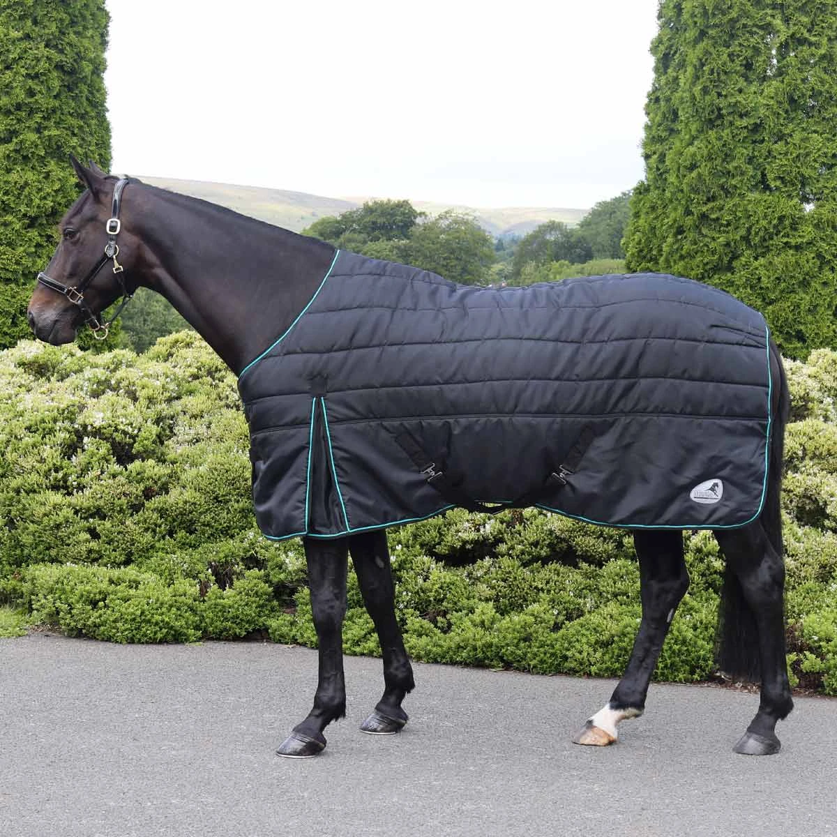 Ventomasta 200g Mediumweight Standard Neck Stable Rug Black 2 Ventomasta 200g Mediumweight Standard Neck Stable Rug Black - Image 2