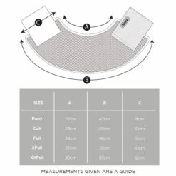 Masta Air-Flux Over Reach Boot Black -Saddle Store ma6998 overreach boot size guide 01