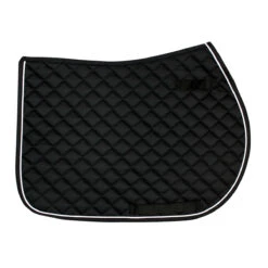 Personalised Masta GP Saddle Pad Black -Saddle Store ma7495 black right