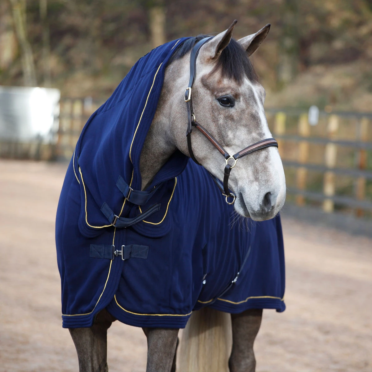 Masta Fleece Rug Combo Navy Blue 2 Masta Fleece Rug Combo Navy Blue - Image 2