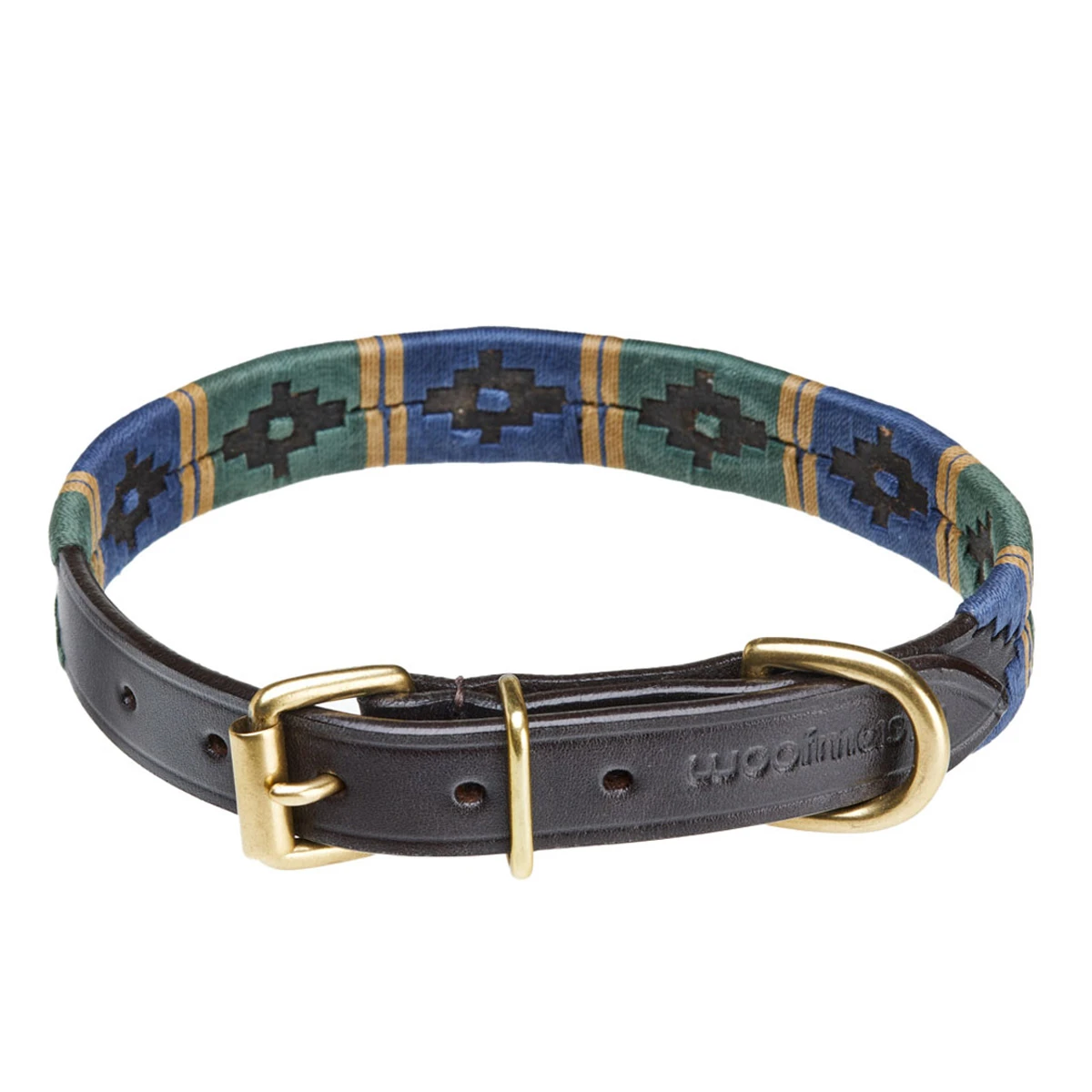 Woofmasta Dog Collar Polo Style Brown 1 Woofmasta Dog Collar Polo Style Brown