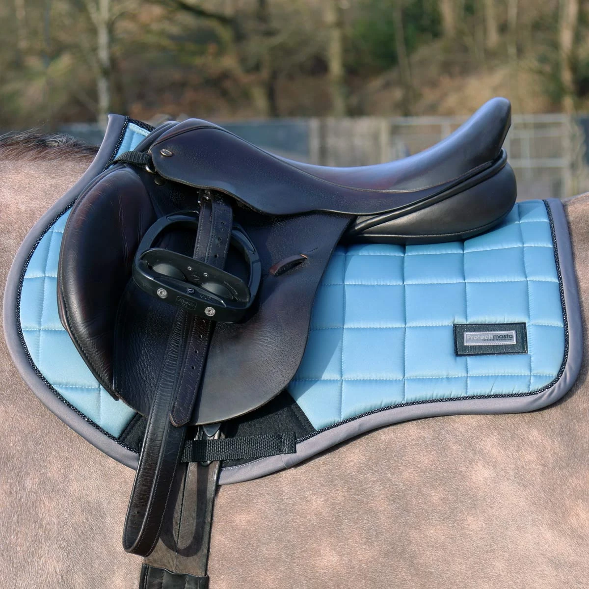 Protechmasta Lux GP Saddlecloth Light Blue 1 Protechmasta Lux GP Saddlecloth Light Blue
