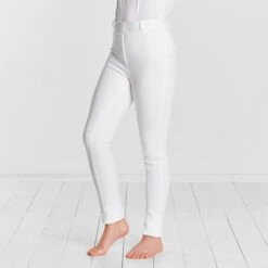 Farnell Grip Seat Junior Jodhpur White