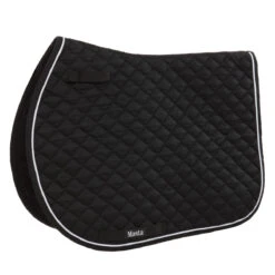 Personalised Masta GP Saddle Pad Black
