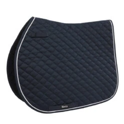 Personalised Masta GP Saddle Pad Navy Blue
