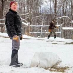 Muck Boot Arctic Sport II Tall Boots Black -Saddle Store mb0100 bk 6