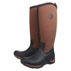 Arctic Adventure Boots Black/Tan -Saddle Store mb0114 black tan 6