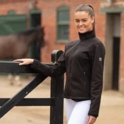 Mark Todd Perforated Softshell Jacket Black