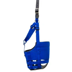 The Ultimate Grazing Muzzle For Horses Size Cob Blue -Saddle Store muzzle detail 4 2