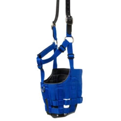 The Ultimate Grazing Muzzle Size Small Pony Blue -Saddle Store muzzle detail 5