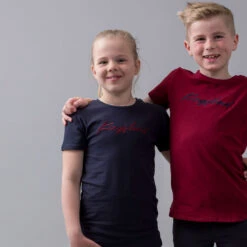 Kingsland Ora Junior Round Neck T-Shirt Navy Blue -Saddle Store navy lifestyle klora 1