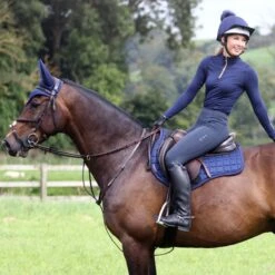 Harry Hall Winter Riding Tight Full Silicone Seat Navy Blue 17 Harry Hall Winter Riding Tight Full Silicone Seat Navy Blue -Saddle Store navy lifestyle ridden 1