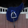 Cottage Craft Fleece Saddle Cover Navy Blue