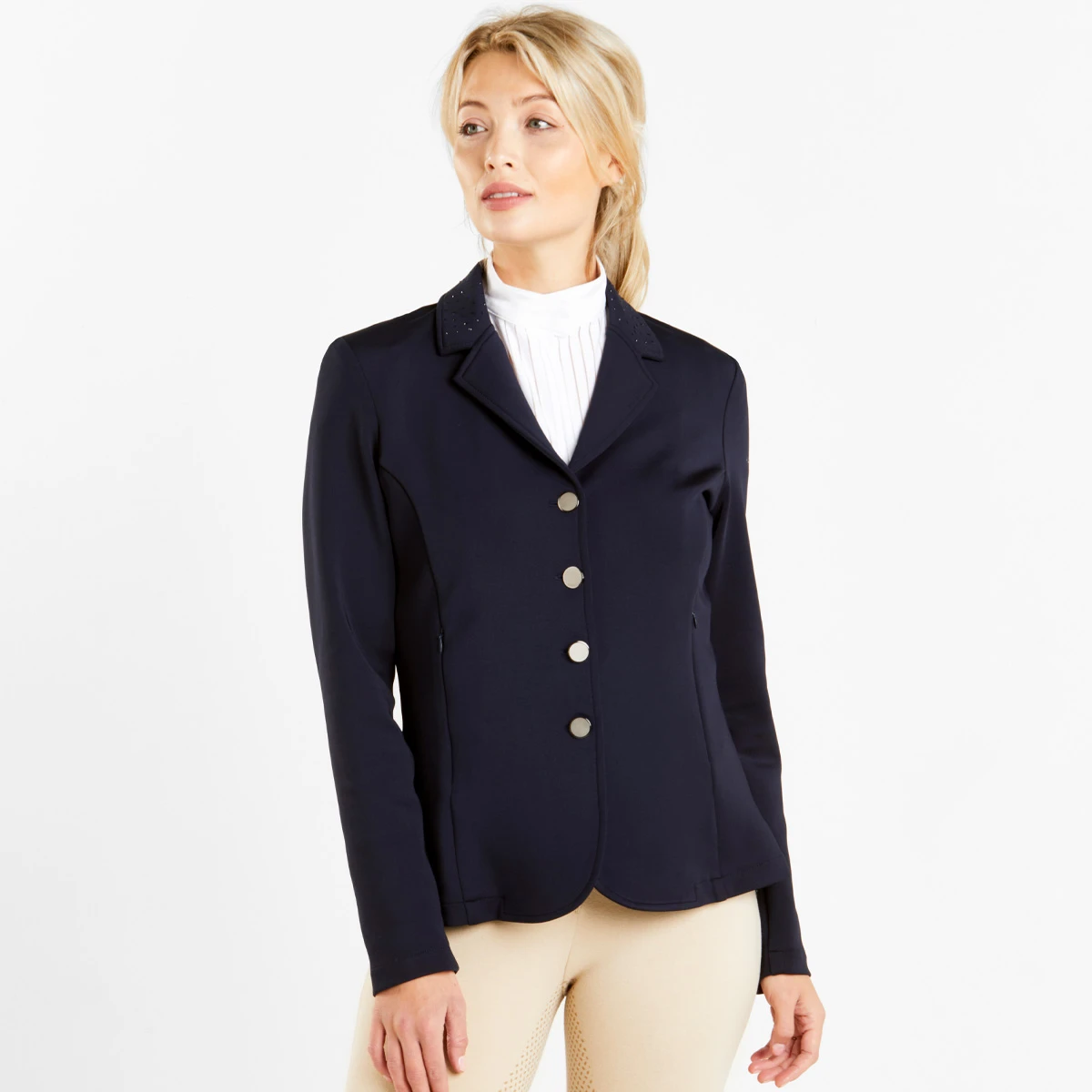 Harry Hall Show Jacket Ladies Navy Blue 2 Harry Hall Show Jacket Ladies Navy Blue - Image 2