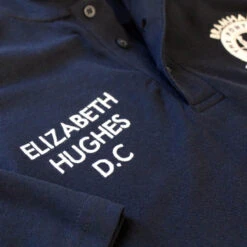 Pony Club Adults Polo Shirt Navy Blue -Saddle Store pc0413 lifestyle 6