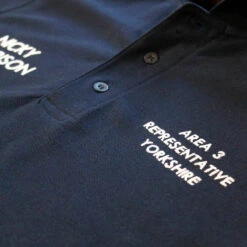 Pony Club Adults Polo Shirt Navy Blue -Saddle Store pc0413 lifestyle 7