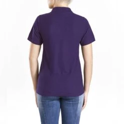 Pony Club Adults Polo Shirt Purple -Saddle Store pc0413 purple back