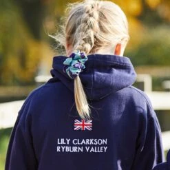 Pony Club Adults Hoodie Purple -Saddle Store pc0415 lifestyle 4 5