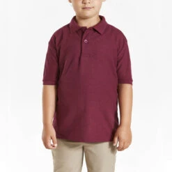 Pony Club Junior Polo Burgundy -Saddle Store pc0518 front full bur