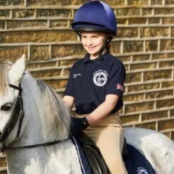 Pony Club Junior Polo Burgundy -Saddle Store pc0518 lifestyle 4 2