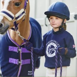 Pony Club Junior Sweatshirt Burgundy 6 Pony Club Junior Sweatshirt Burgundy -Saddle Store pc0519 lifestyle 2 2