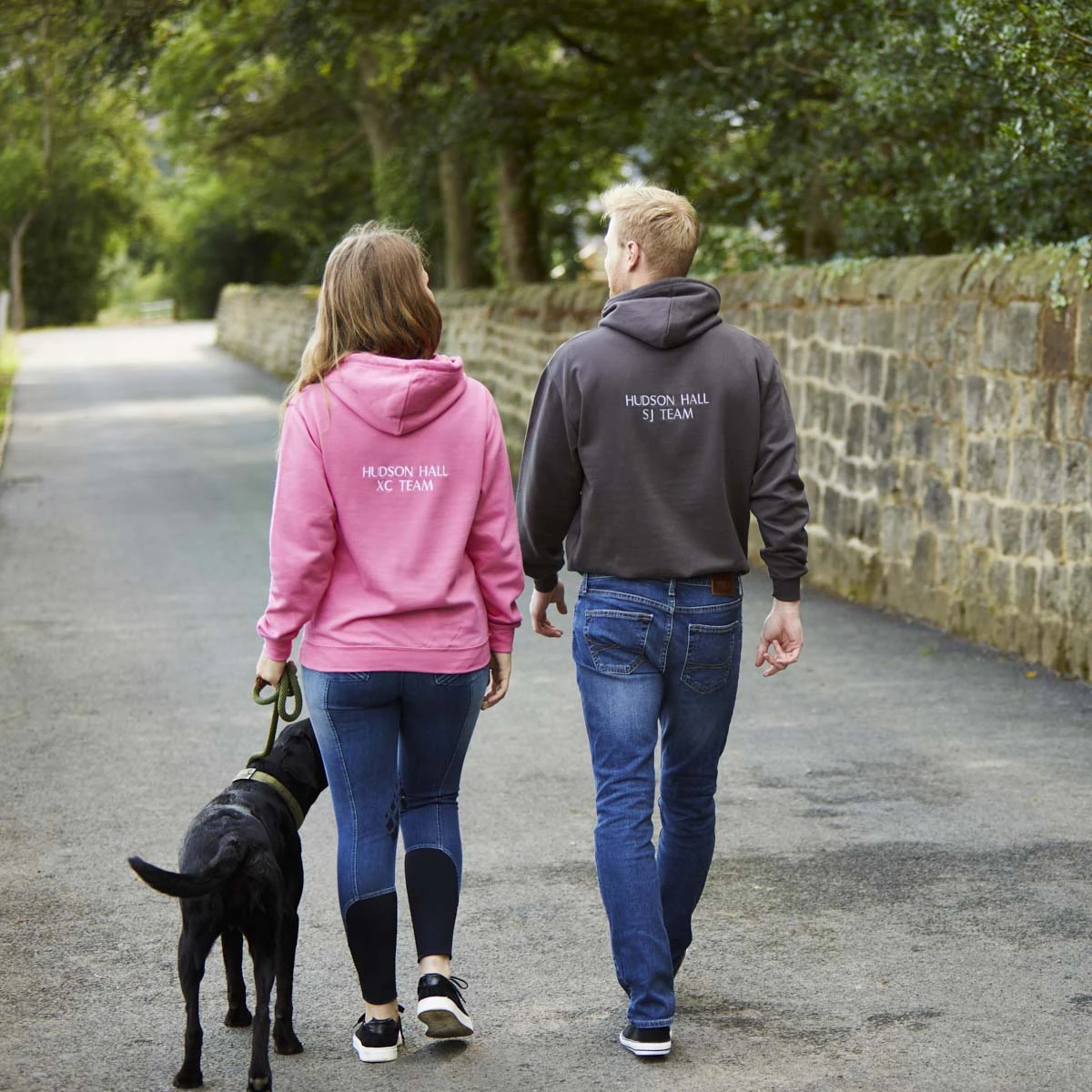 Personalised Adults Embroidered Hoodie Dark Grey 4 Personalised Adults Embroidered Hoodie Dark Grey - Image 4