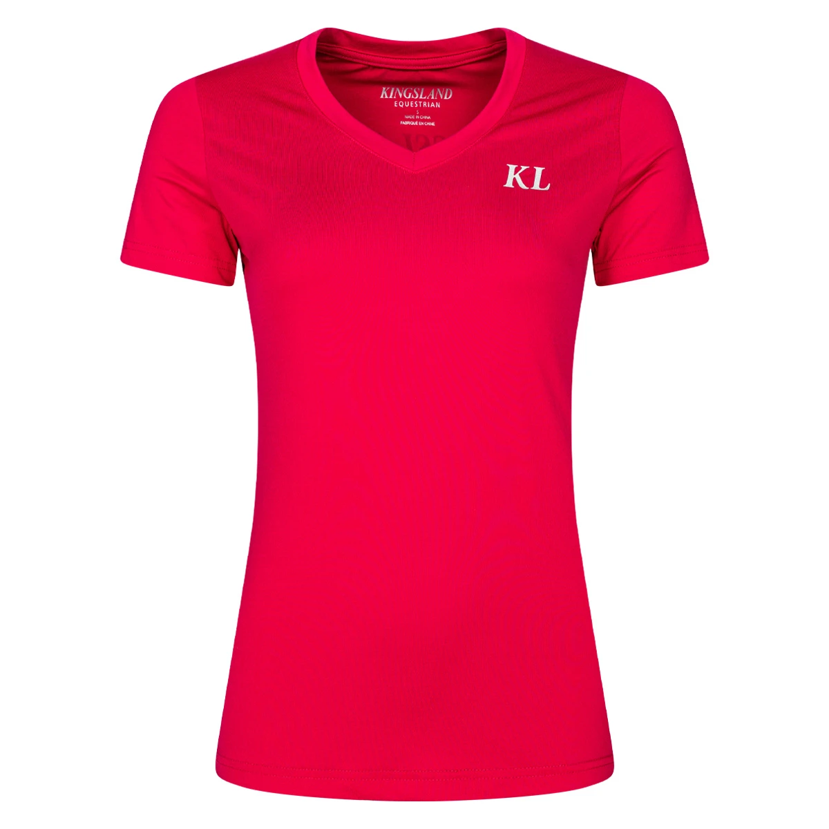 Kingsland Ladies V-Neck Training Shirt Pink 1 Kingsland Ladies V-Neck Training Shirt Pink