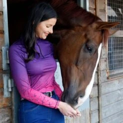 Harry Hall Perform Base Layer Purple -Saddle Store pp perform