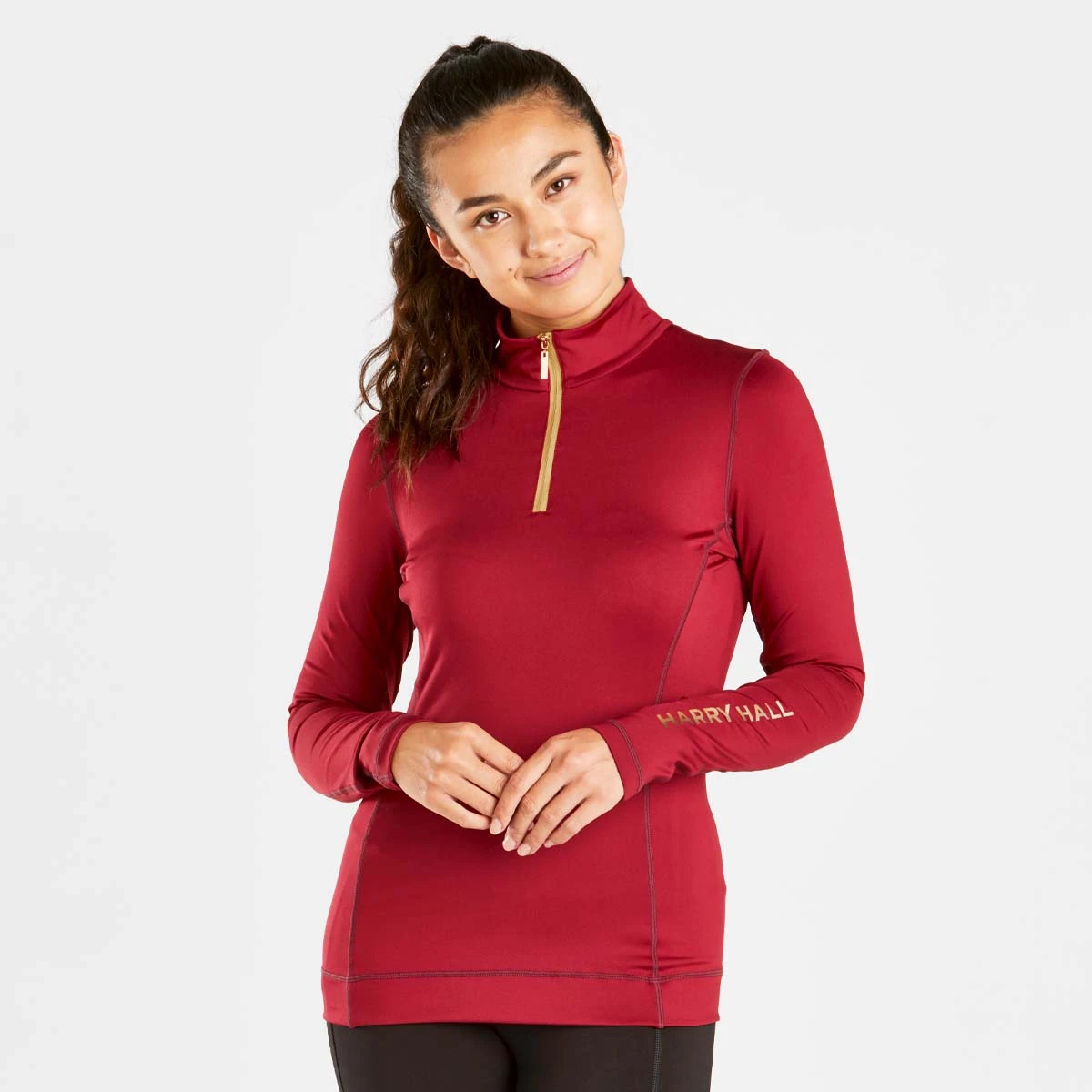 Harry Hall Ladies Base Layer Red 2 Harry Hall Ladies Base Layer Red - Image 2