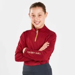 Harry Hall Junior Base Layer Red