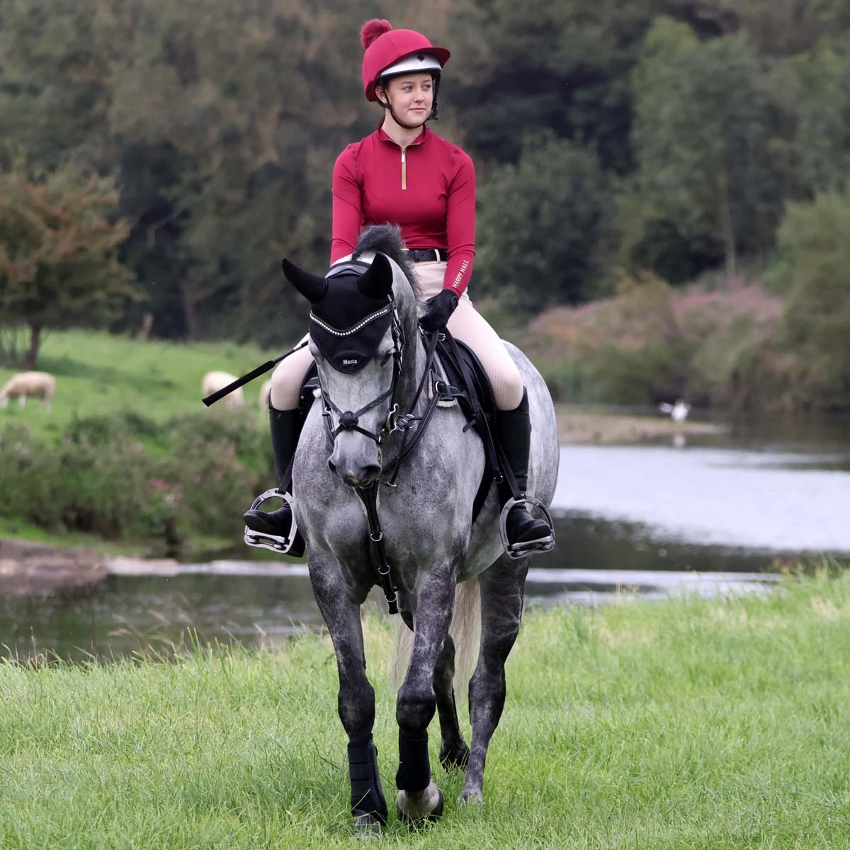 Harry Hall Ladies Base Layer Red 12 Harry Hall Ladies Base Layer Red - Image 12