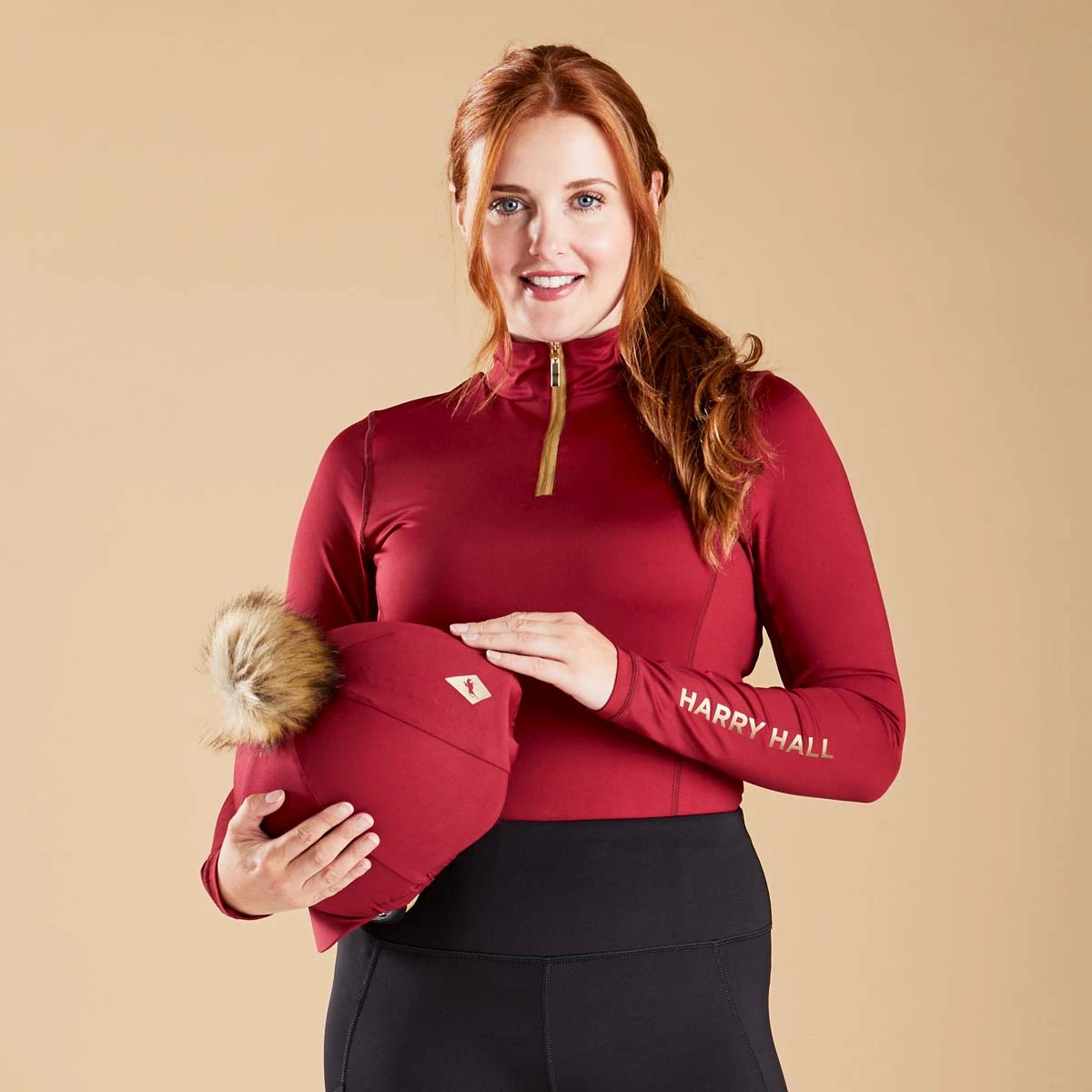 Harry Hall Ladies Base Layer Red 10 Harry Hall Ladies Base Layer Red - Image 10