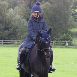 Harry Hall All-Weather Long Jacket II Dark Navy -Saddle Store ridden lifestyle 1 all weather long jacket