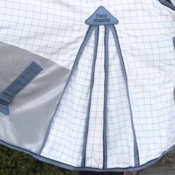 Fieldmasta Combo Fly Rug Silver -Saddle Store shoulder gusset 556