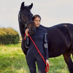 Harry Hall Riding Skins 1.0 Base Layer Black -Saddle Store skins baselayer