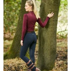 Harry Hall Showerproof Softshell Breeches Navy Blue -Saddle Store softshell 2