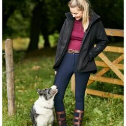 Harry Hall Showerproof Softshell Breeches Navy Blue -Saddle Store softshell 4