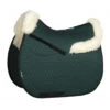NuuMed HiWither Half Wool Saddlepad With Collars Green