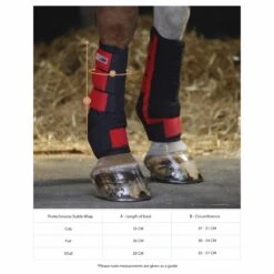 Protechmasta Stable Wrap Black 9 Protechmasta Stable Wrap Black -Saddle Store stable wrap