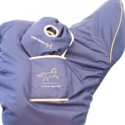 Finer Equine Stirrup Covers Navy Blue 12 Finer Equine Stirrup Covers Navy Blue -Saddle Store studio 2 1