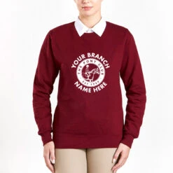 Pony Club Junior Sweatshirt Burgundy