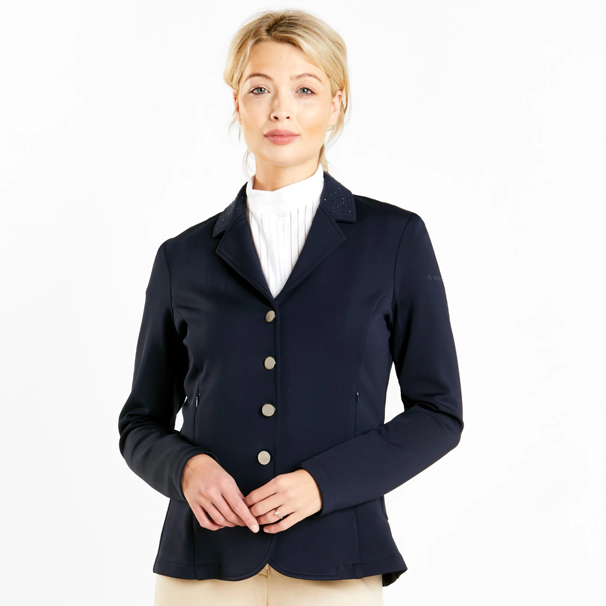 Harry Hall Show Jacket Ladies Navy Blue 3 Harry Hall Show Jacket Ladies Navy Blue - Image 3
