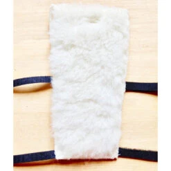 The Ultimate Muzzle Wool Chin Pad White -Saddle Store um0006 chin cover 3