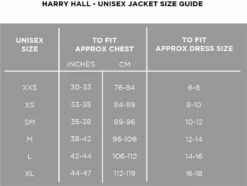 Harry Hall All-Weather Unisex Blouson Jacket Adult Dark Navy 22 Harry Hall All-Weather Unisex Blouson Jacket Adult Dark Navy -Saddle Store unisex jacket size guide